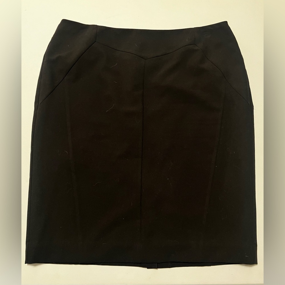Black pencil skirt size 14.